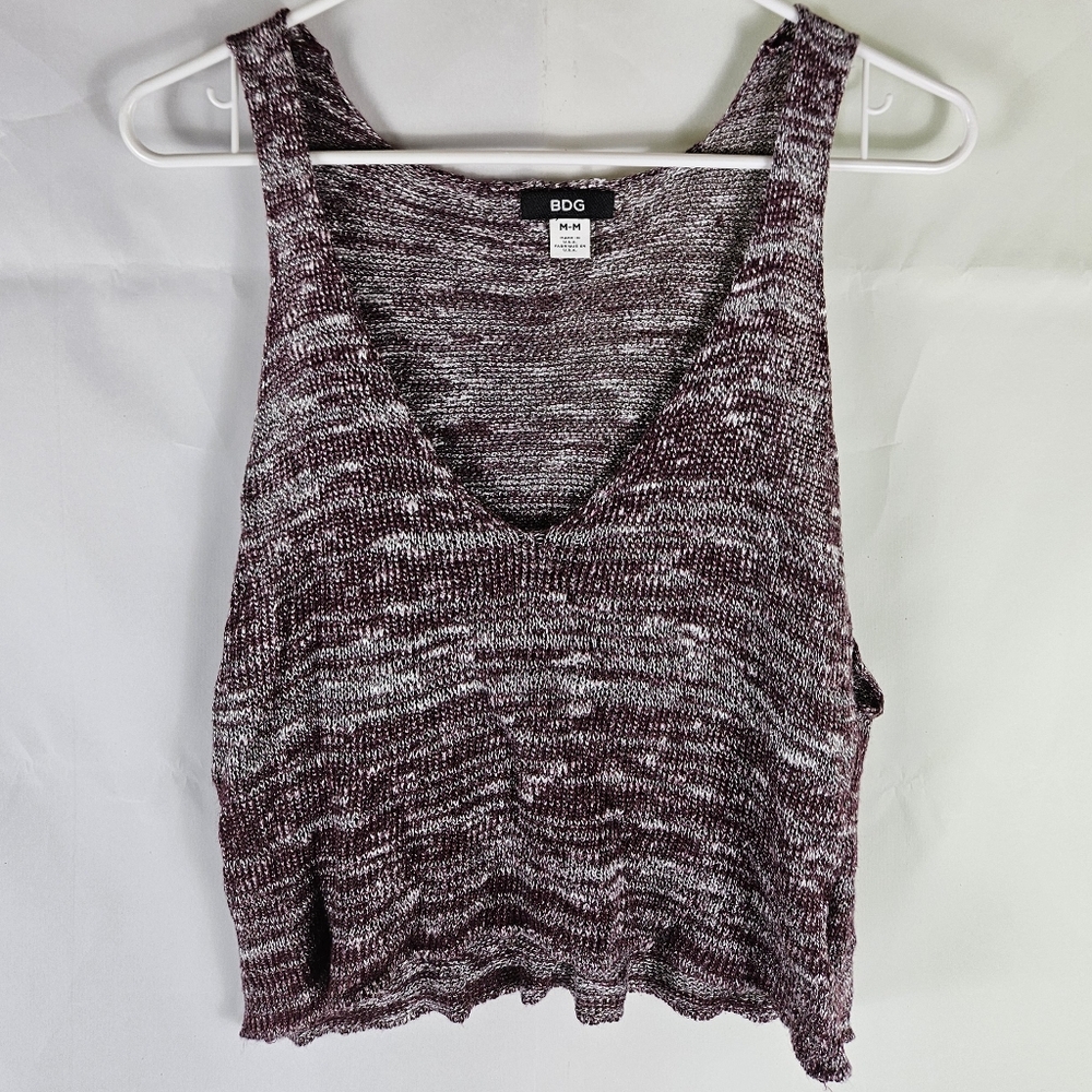 BDG Knit Tank Top Womens M Coquette Casual Rave Party Summer Going Out Club